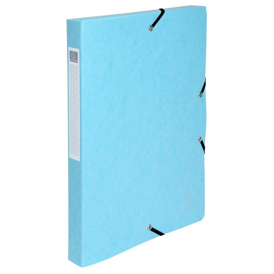 Exacompta Cartella portaprogetti Exabox dorso 25mm cartoncino lustré Aquarel - A4 - x 8  