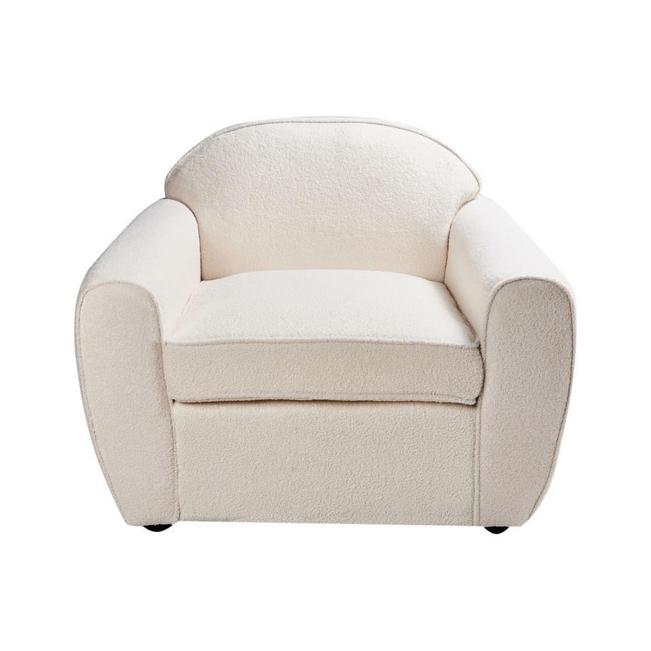 Beliani Poltrona en Bouclé Moderno ELLEDE  