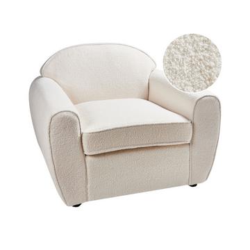 Fauteuil en Bouclé Moderne ELLEDE