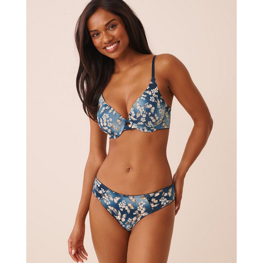 La Vie En Rose Microfaser Brazilian-Slip mit Rückenausschnitt  