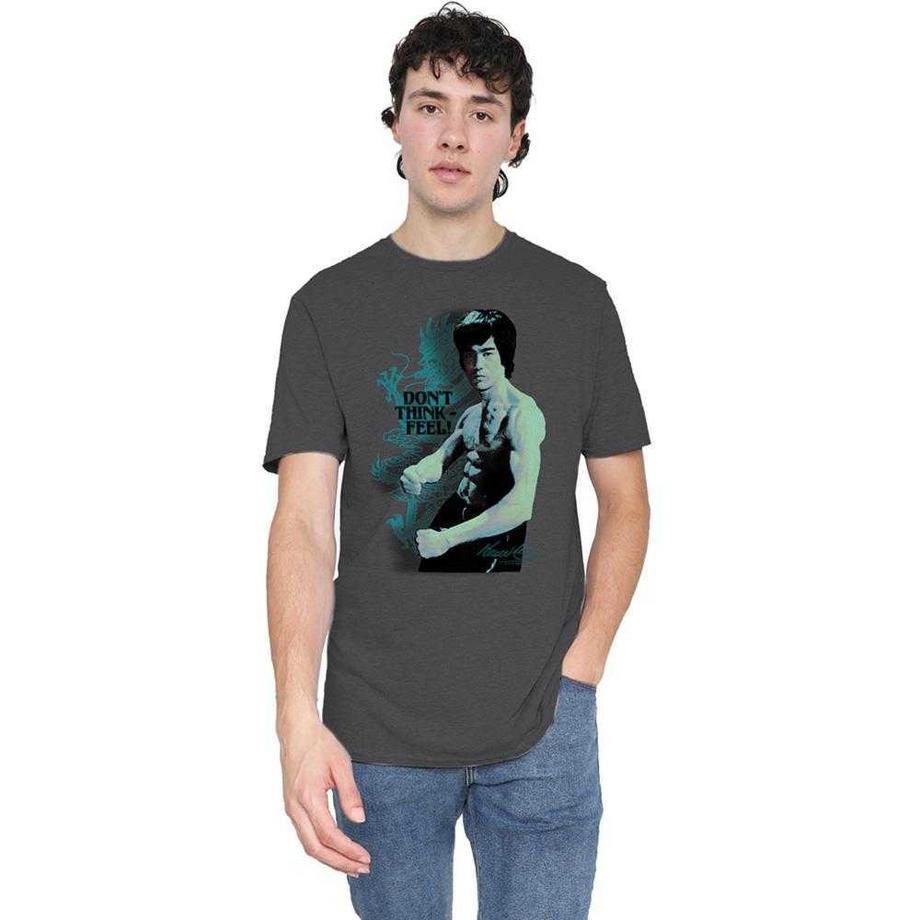 Bruce Lee T-Shirt Feel Meliert  