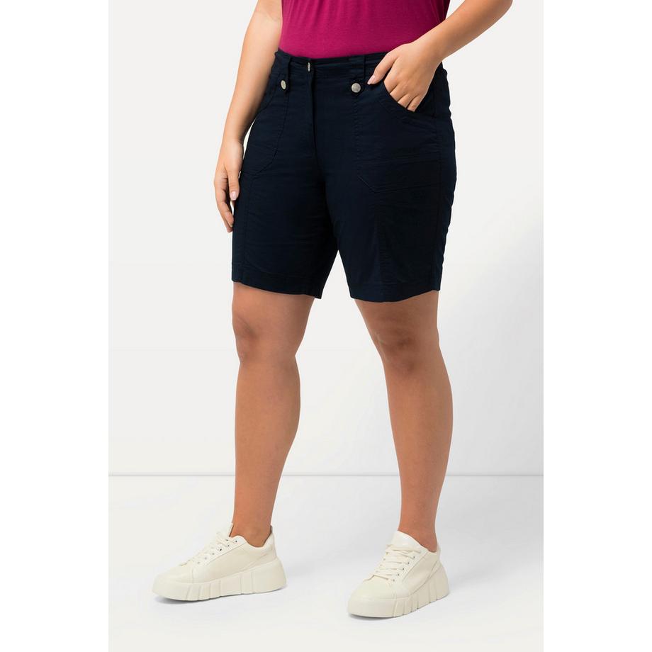 Ulla Popken Bermuda Cargo Taille Confortable Coupe 4 Poches  