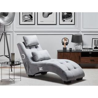 Beliani Chaise longue en Velours Moderne SIMORRE  