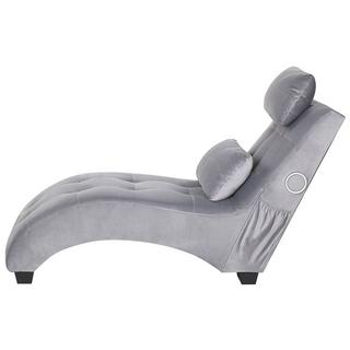 Beliani Chaiselongue aus Samtstoff Modern SIMORRE  