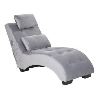 Beliani Chaiselongue aus Samtstoff Modern SIMORRE  