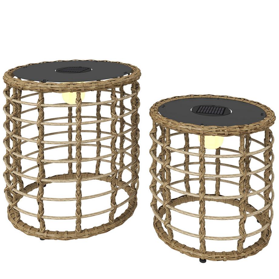 Lampe en rotin