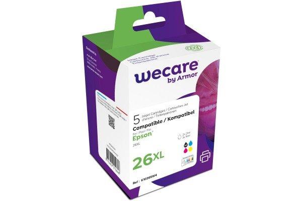 wecare  WECARE Multipack new built CMYBK T261640WE z.Epson XP700/800 2x 21/3x14ml 