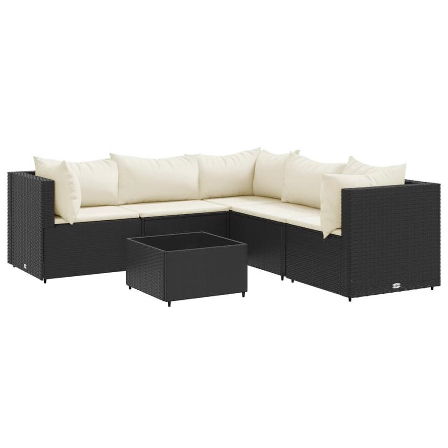 set salotto da giardino Polirattan