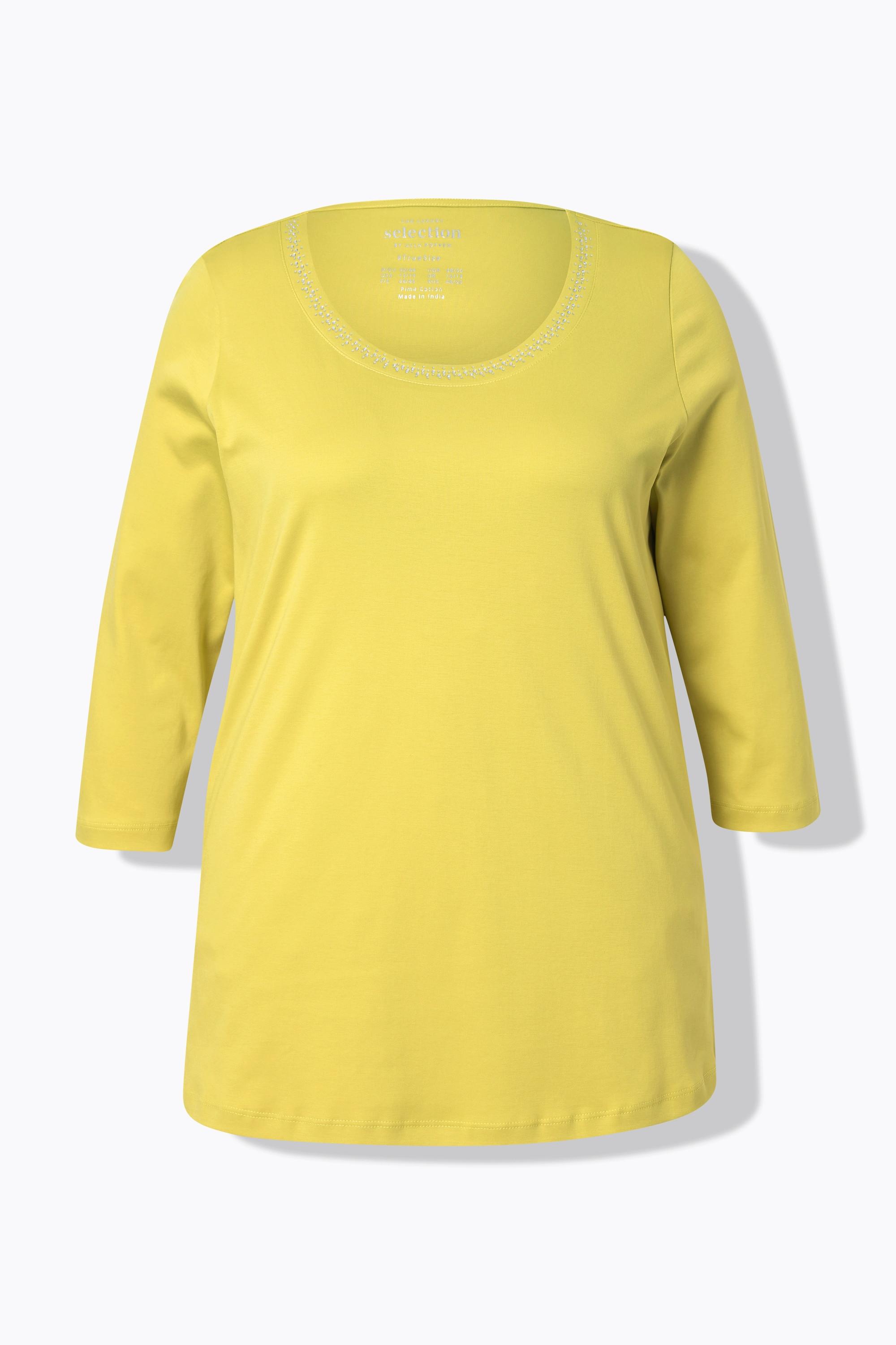 Ulla Popken Maglia A-Line Girocollo Maniche 3/4  