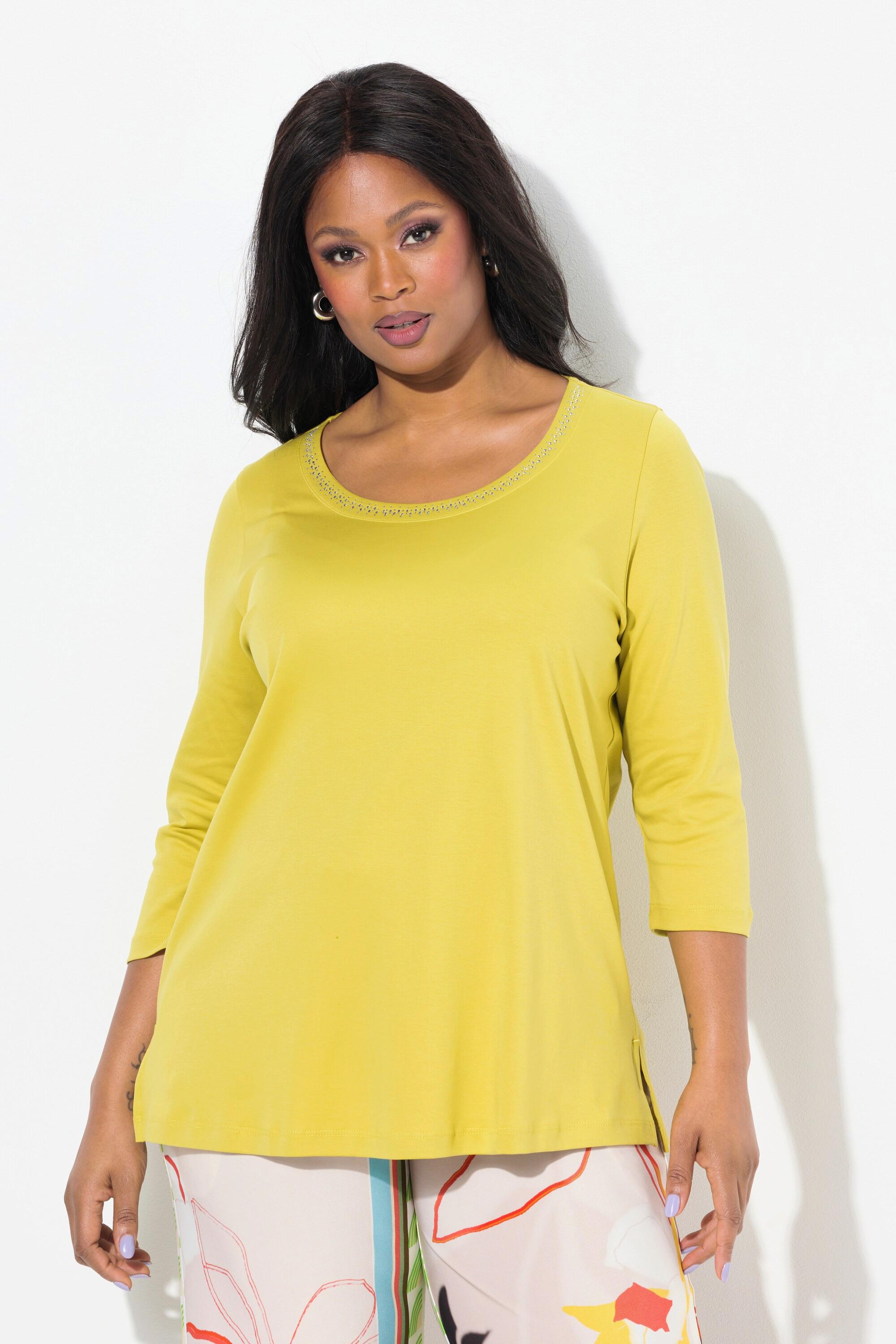 Ulla Popken Maglia A-Line Girocollo Maniche 3/4  