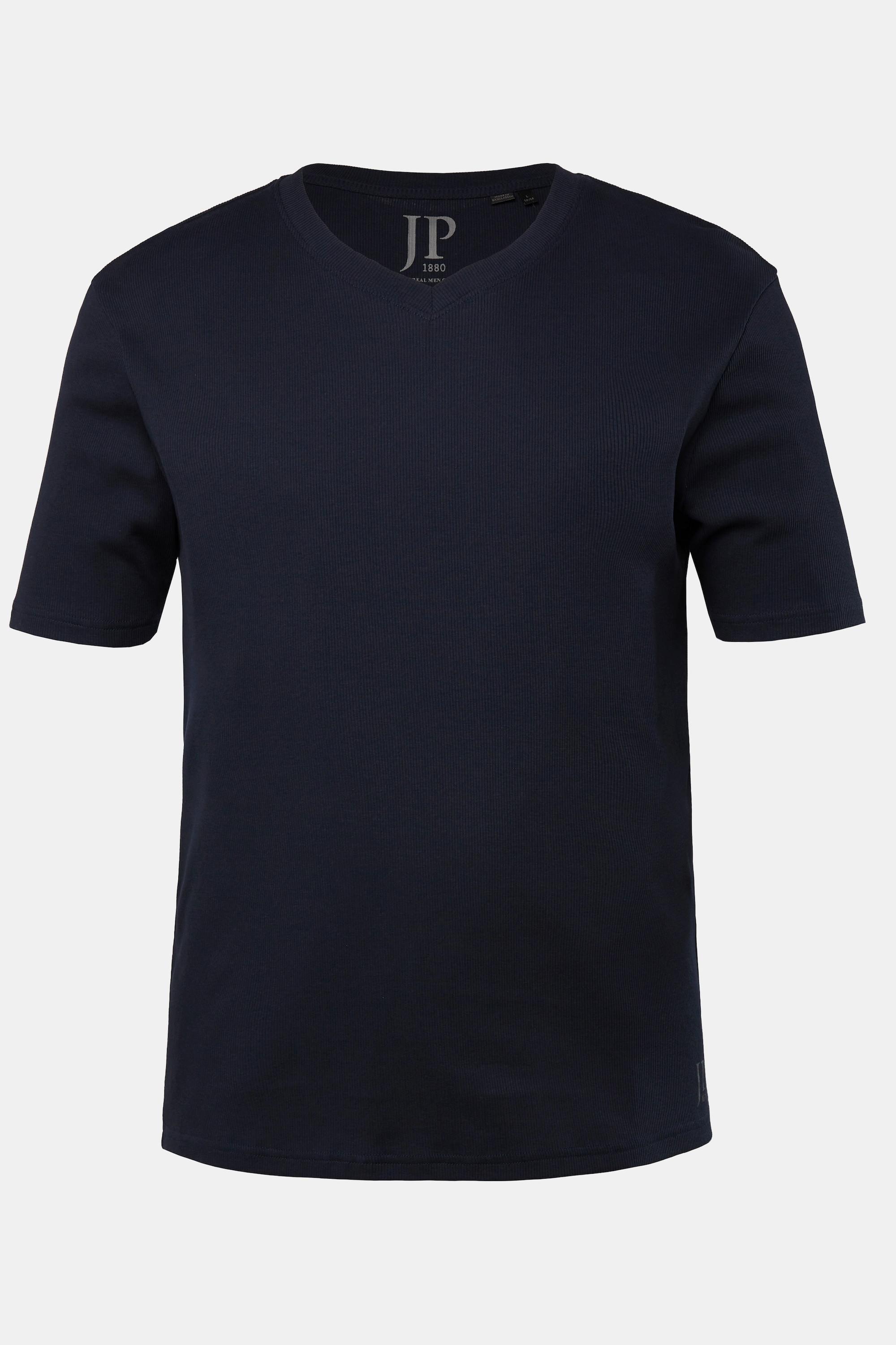 JP1880 Canottiera in jersey a costine scollo a V  