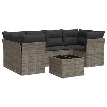 Garten sofagarnitur poly-rattan