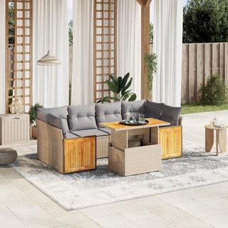 VidaXL Garten sofagarnitur poly-rattan  