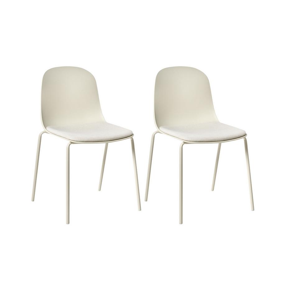 Lot de 2 chaises de conférence en Matière synthétique  DORR