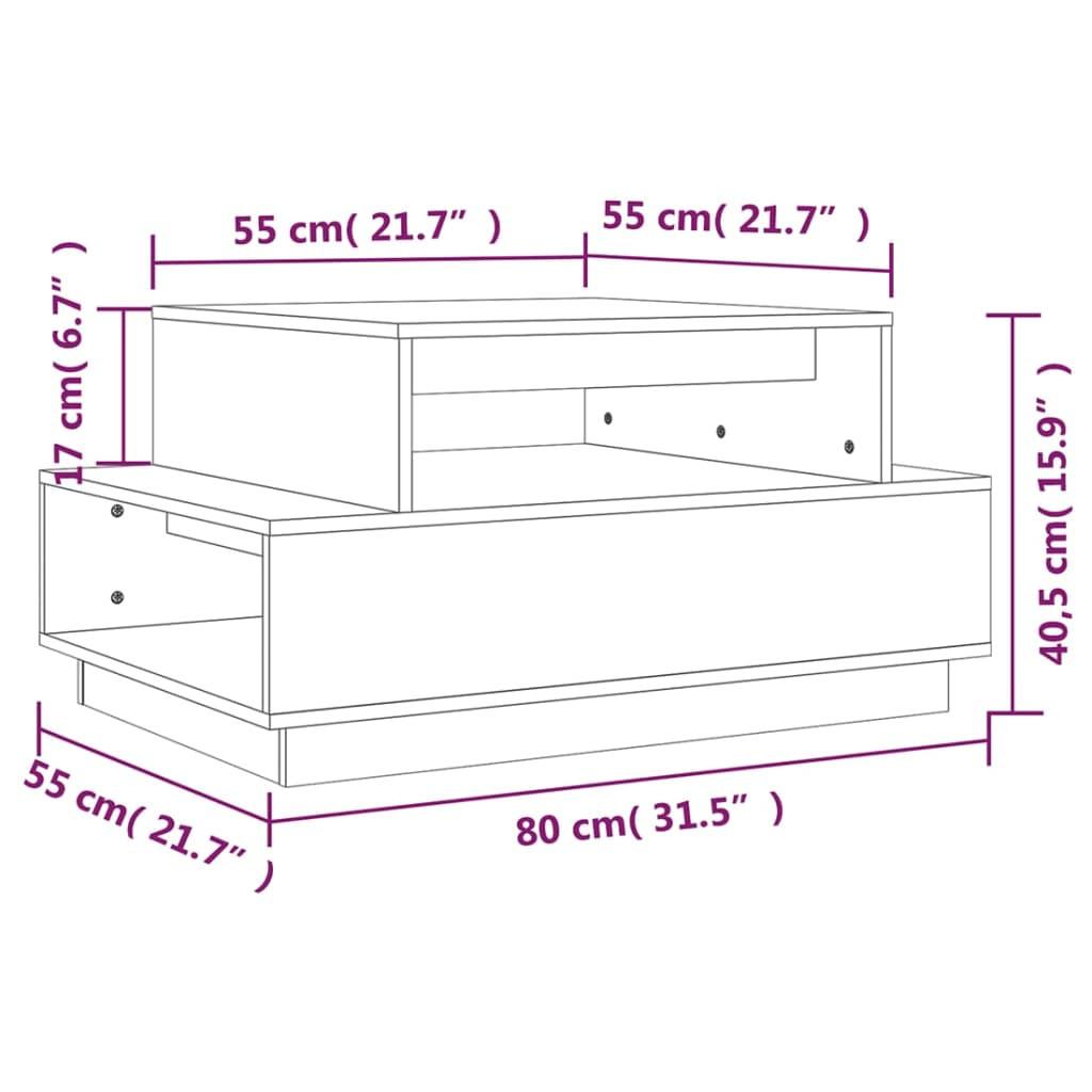 VidaXL Couchtisch kiefernholz  