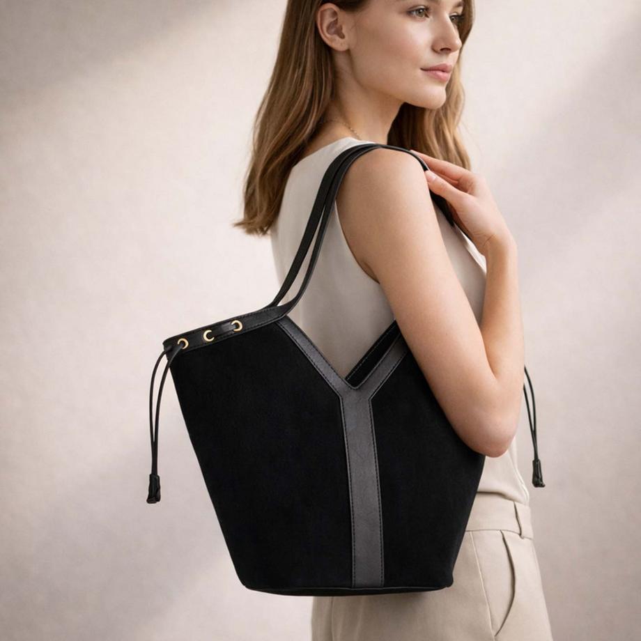 Gallantry Tote Bag in Wildlederoptik  