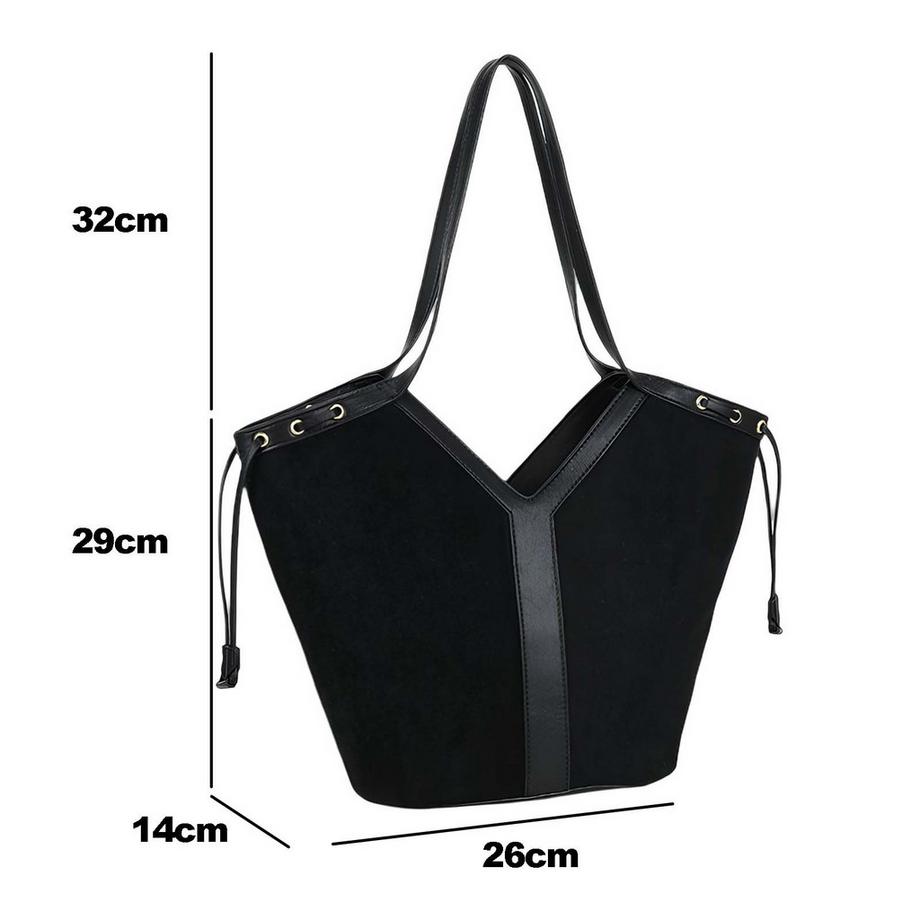 Gallantry Tote Bag in Wildlederoptik  