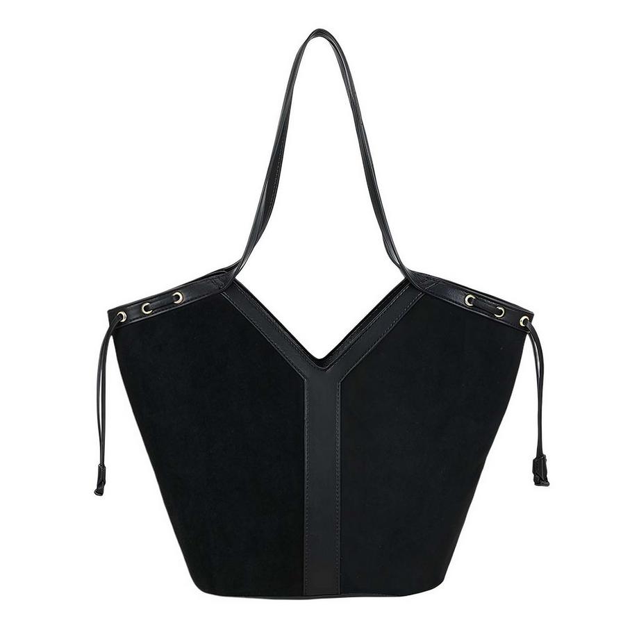 Tote Bag in Wildlederoptik