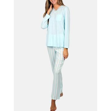 Tenue d'intérieur pyjama haut et pantalon longs Classic Stripes