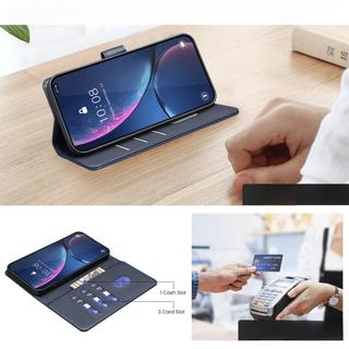 Cover-Discount  Google Pixel 9a - BINFEN Leder Etui Hülle mit RFID Blocker 