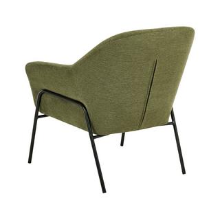 Beliani Fauteuil en Tissu Rétro VEDDIGE  