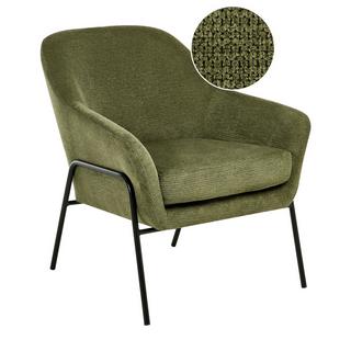 Beliani Fauteuil en Tissu Rétro VEDDIGE  