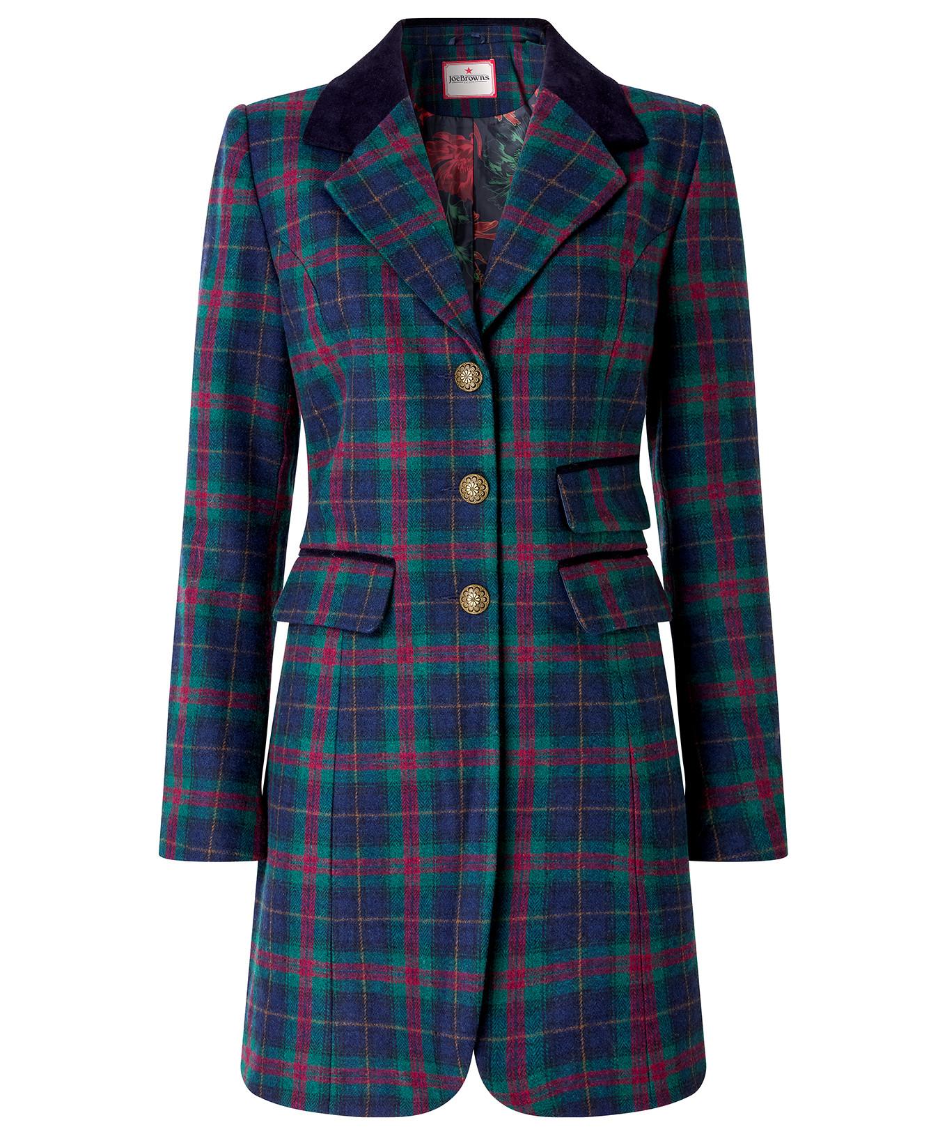 Joe Browns Veste longue à carreaux  