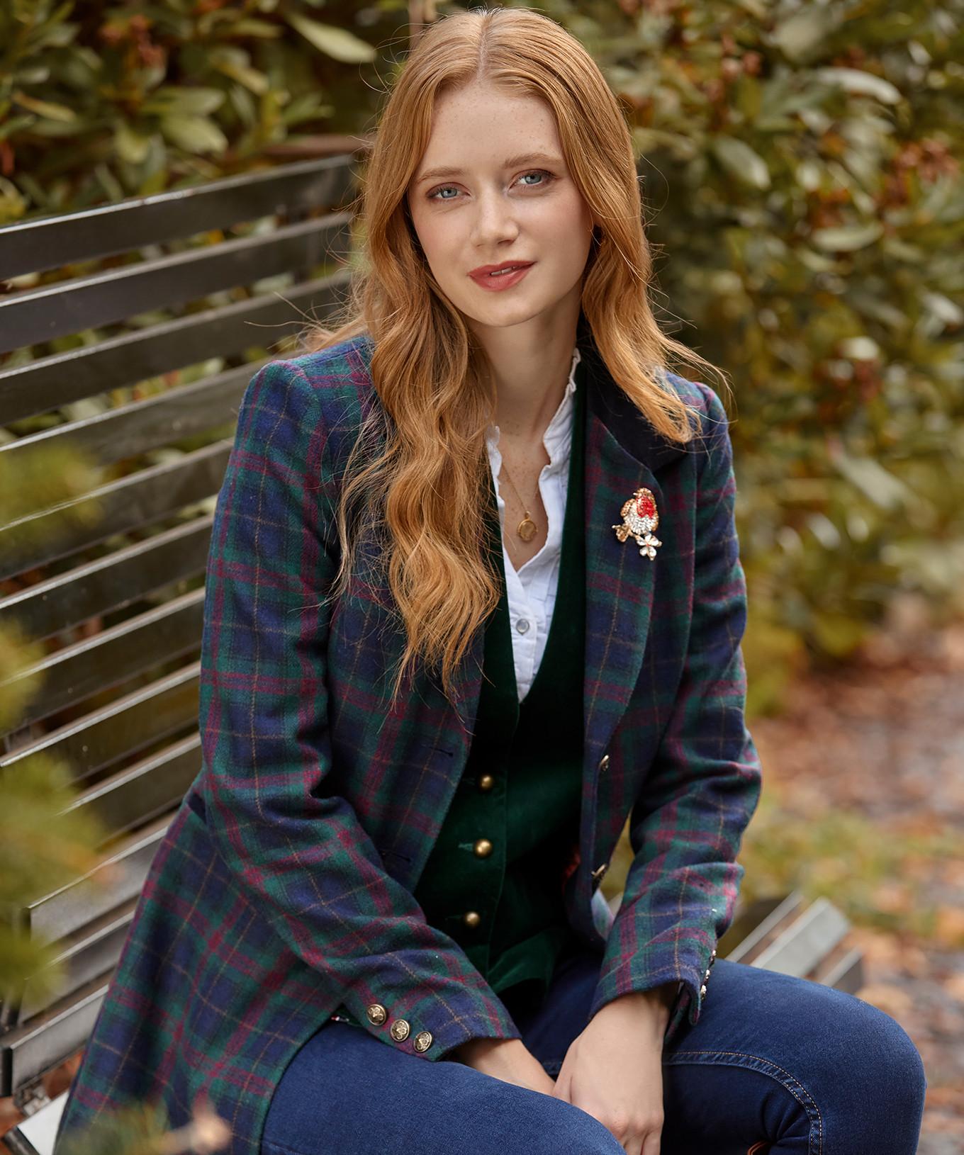 Joe Browns Veste longue à carreaux  