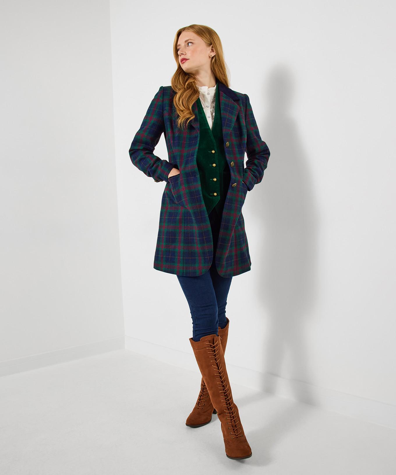 Joe Browns Veste longue à carreaux  