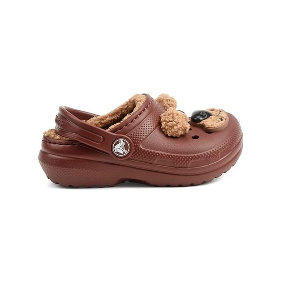 crocs Classic Lined Brown Bear Clog  