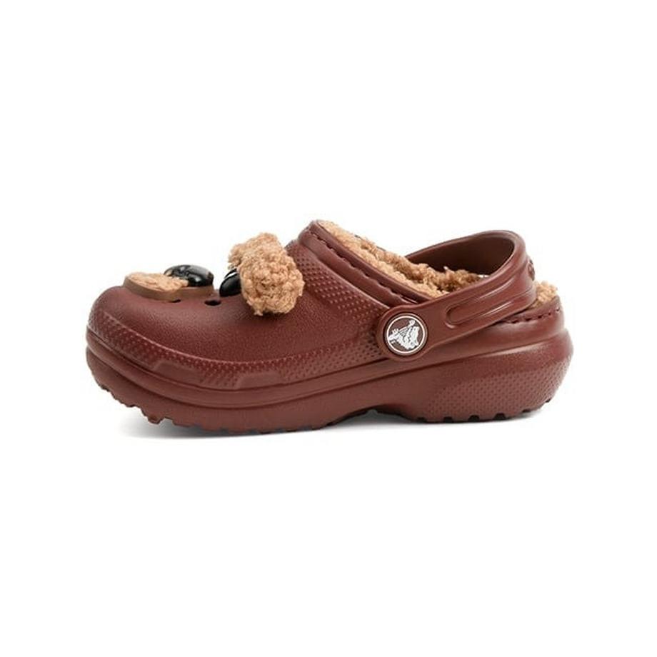 crocs Classic Lined Brown Bear Clog  