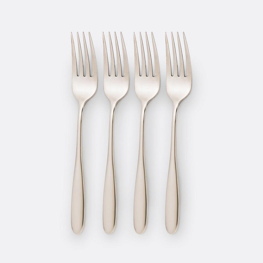 La Redoute Intérieurs Lot de 4 fourchettes inox  