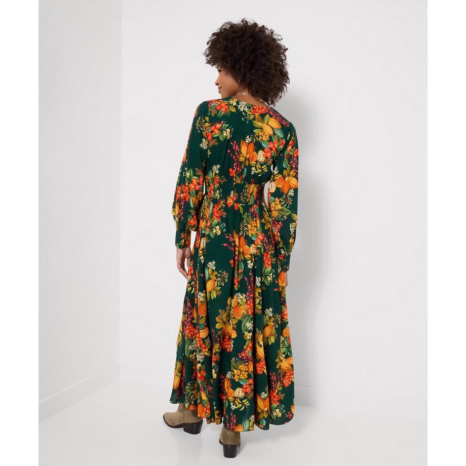 Joe Browns  Robe Longue à Manches Longues Imprimé Fruits Selena 