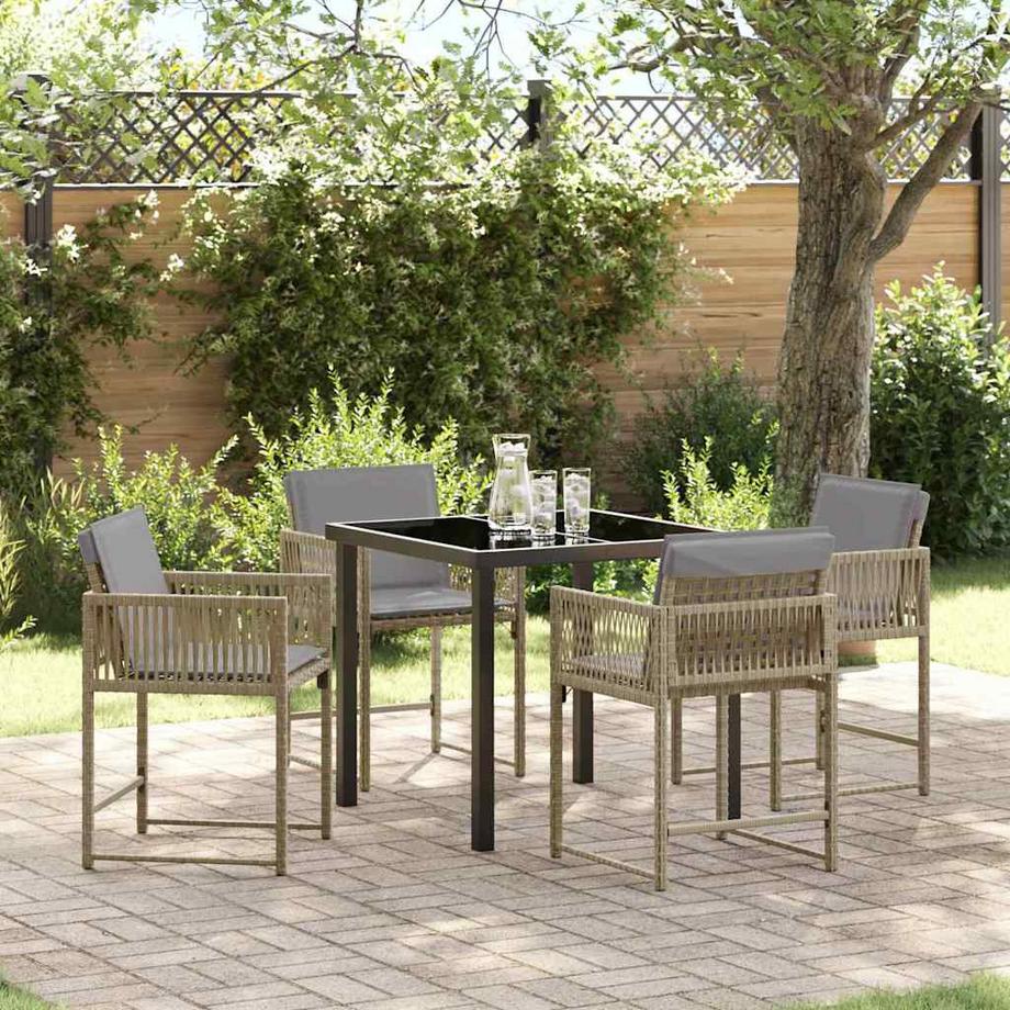 VidaXL Dining da Giardino Polyrattan  