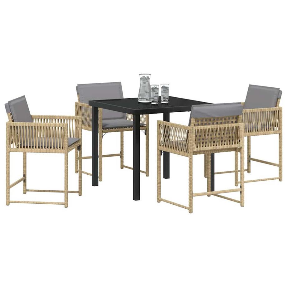VidaXL Dining da Giardino Polyrattan  