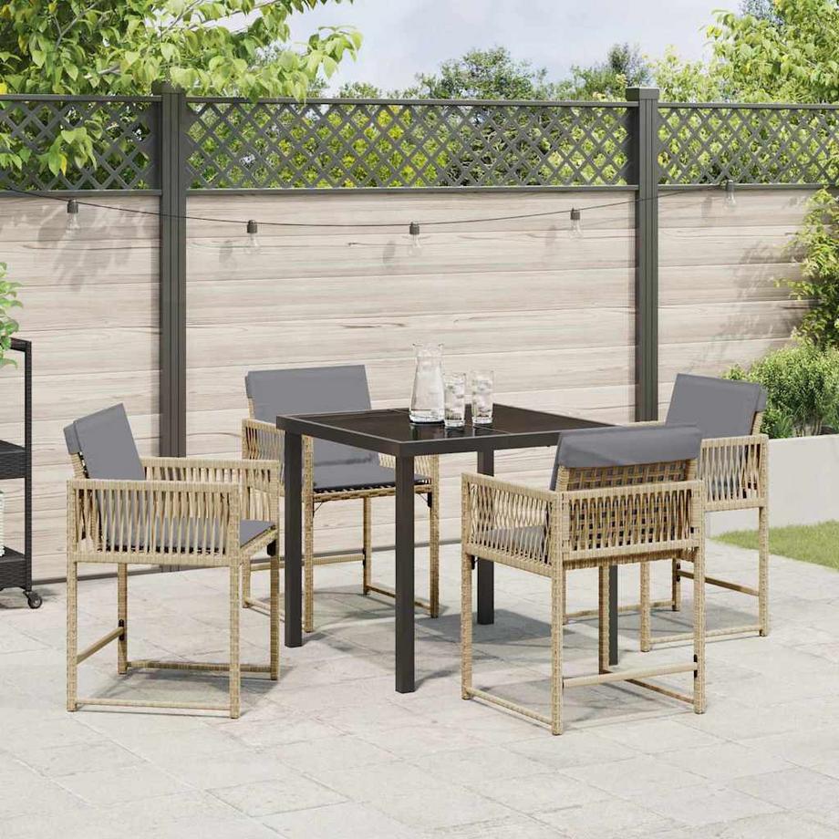 VidaXL Dining da Giardino Polyrattan  
