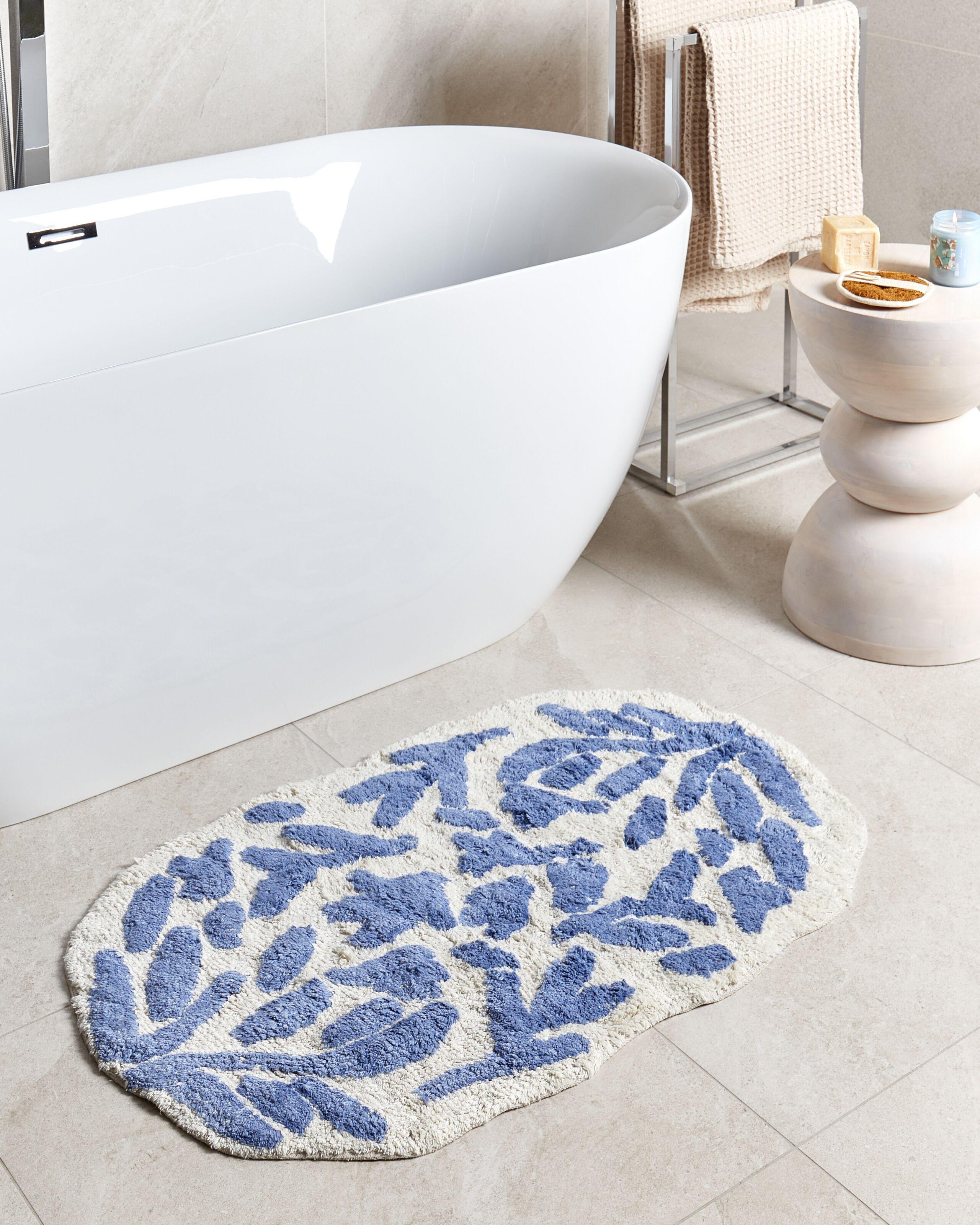 Beliani Tapis de bain en Coton Moderne DERIK  