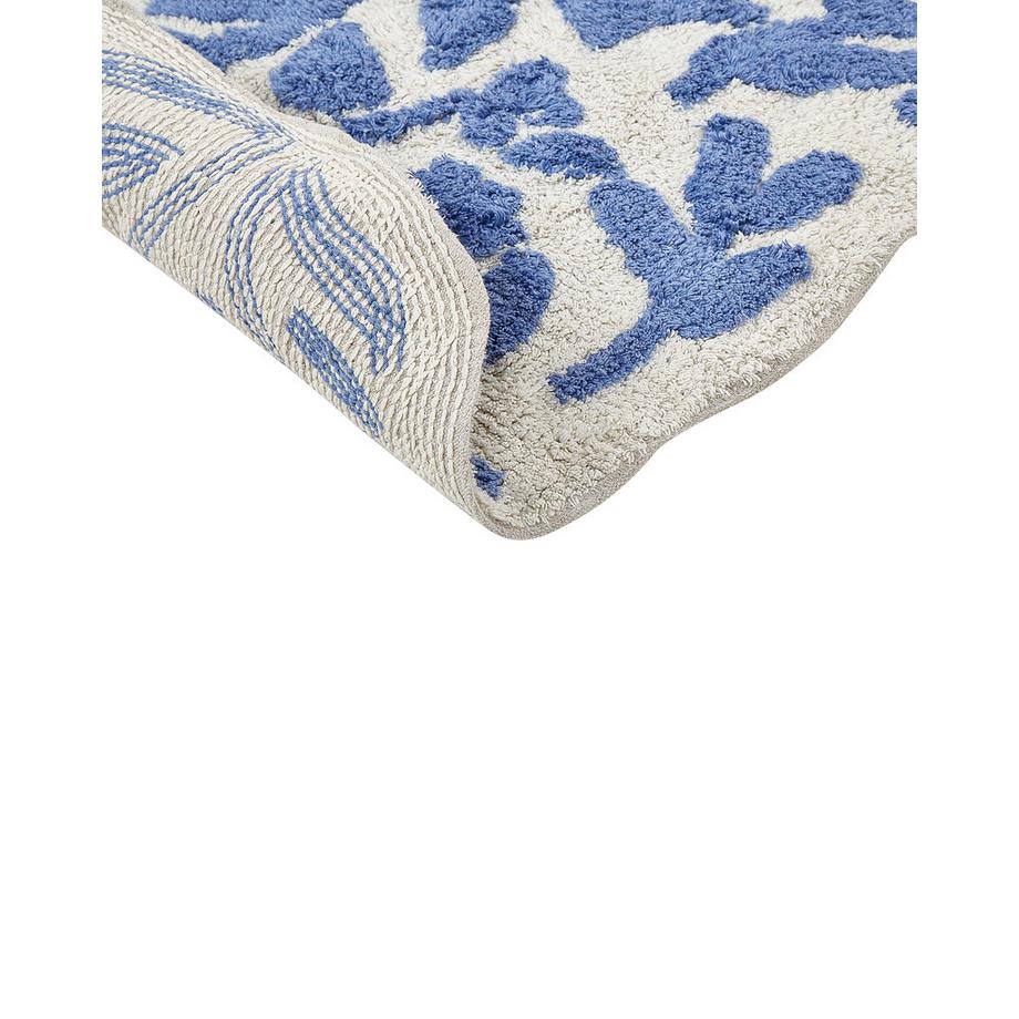 Beliani Badematte aus Baumwolle Modern DERIK  