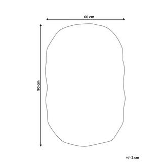 Beliani Tapis de bain en Coton Moderne DERIK  