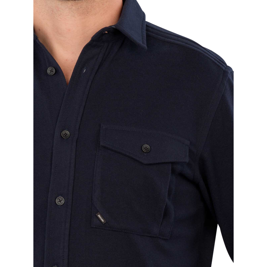 VANGUARD  Shirt Brushed Melange Twill 