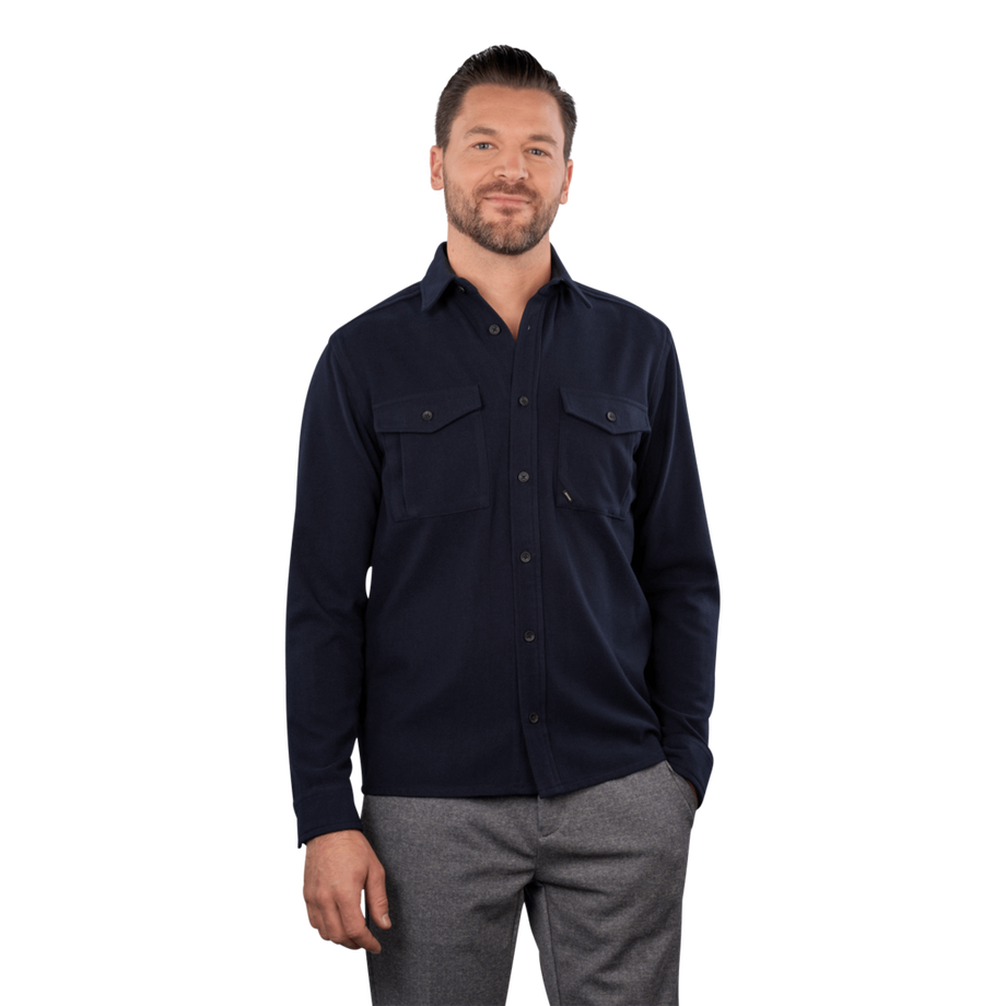 Shirt Brushed Melange Twill