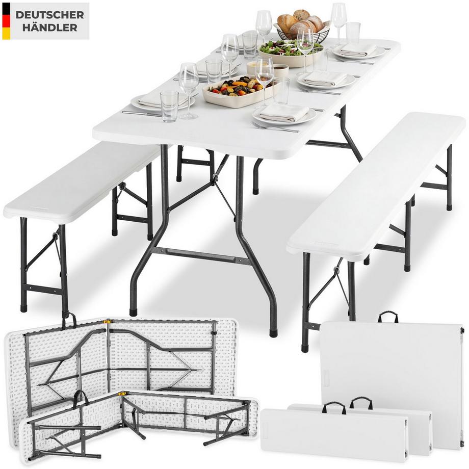 Ensemble de tables de camping Panja pliable, résistant aux intempéries