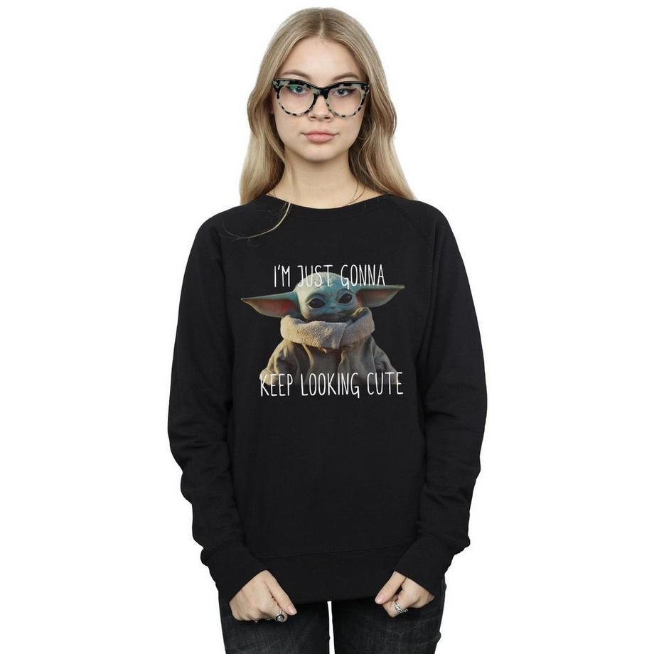 STAR WARS The Mandalorian Keep Looking Cute Sweatshirt  