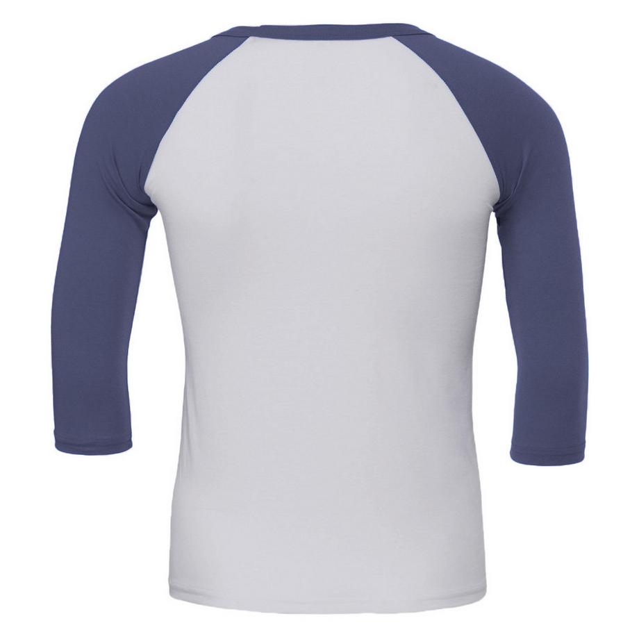 Bella + Canvas Canvas T-Shirt da baseball manica 3/4  