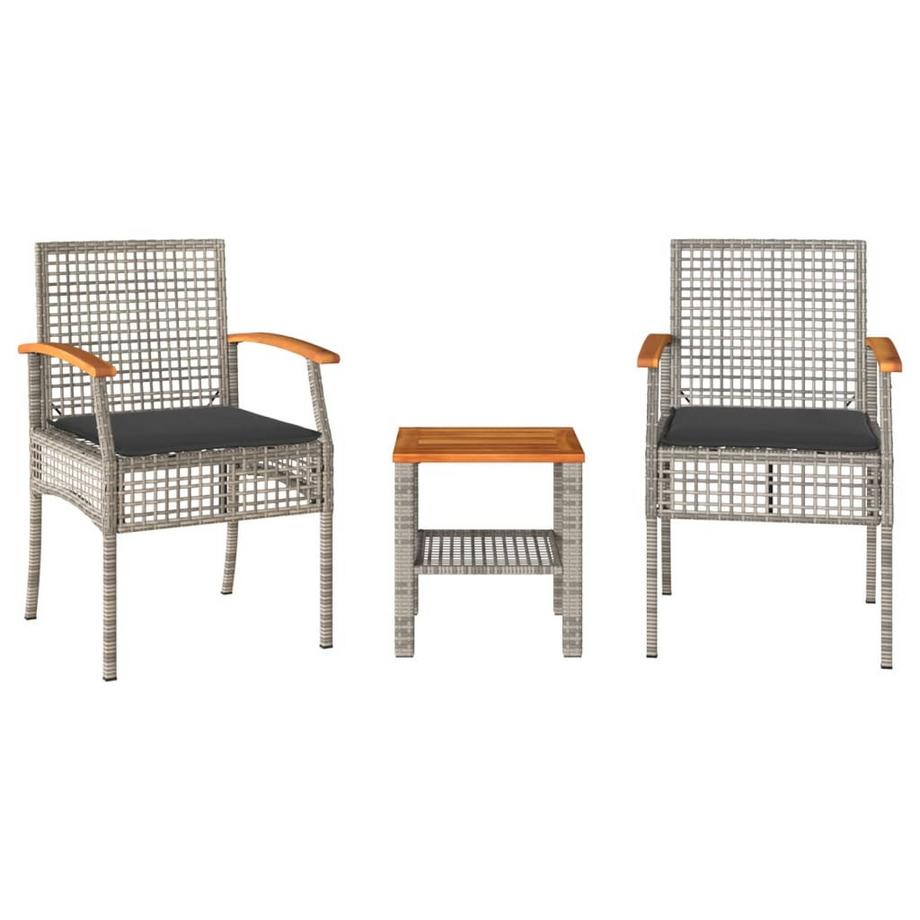 Bistro set poly-rattan