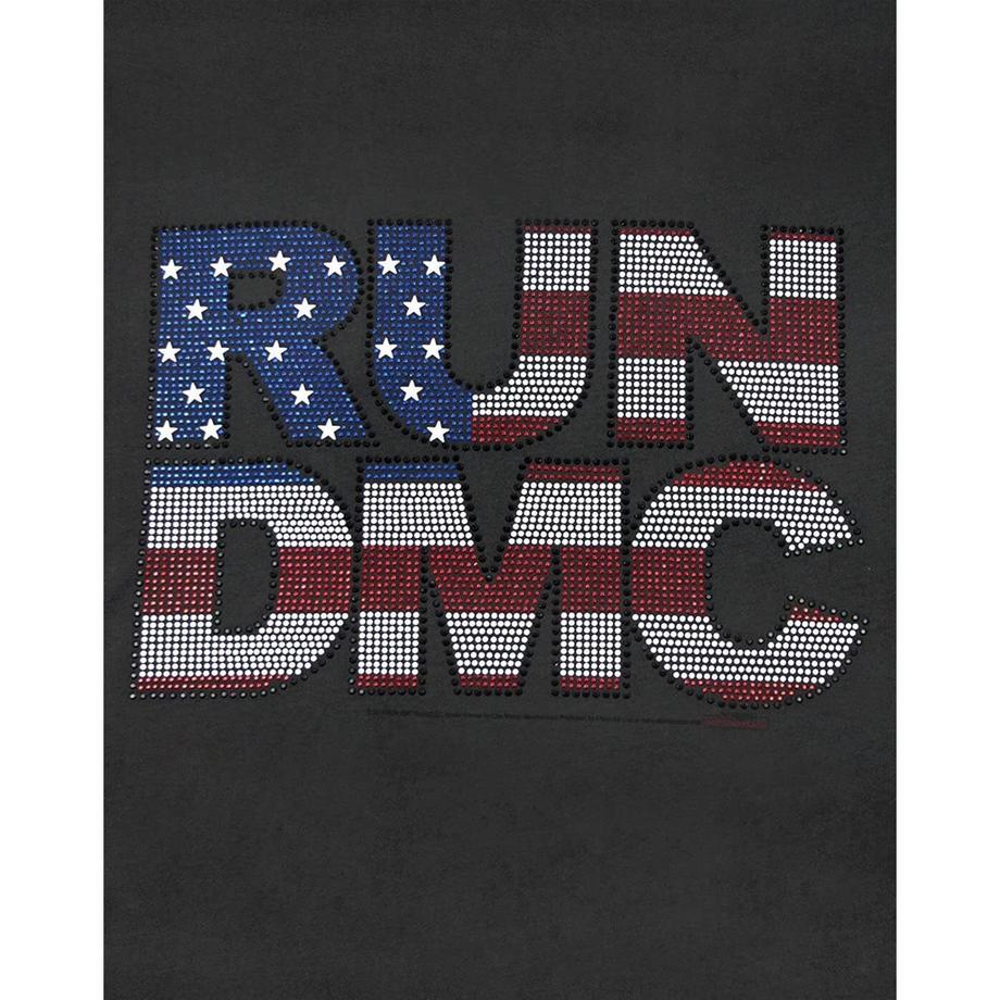 Amplified Run DMC USA Flaggen Design Strass Tanktop  