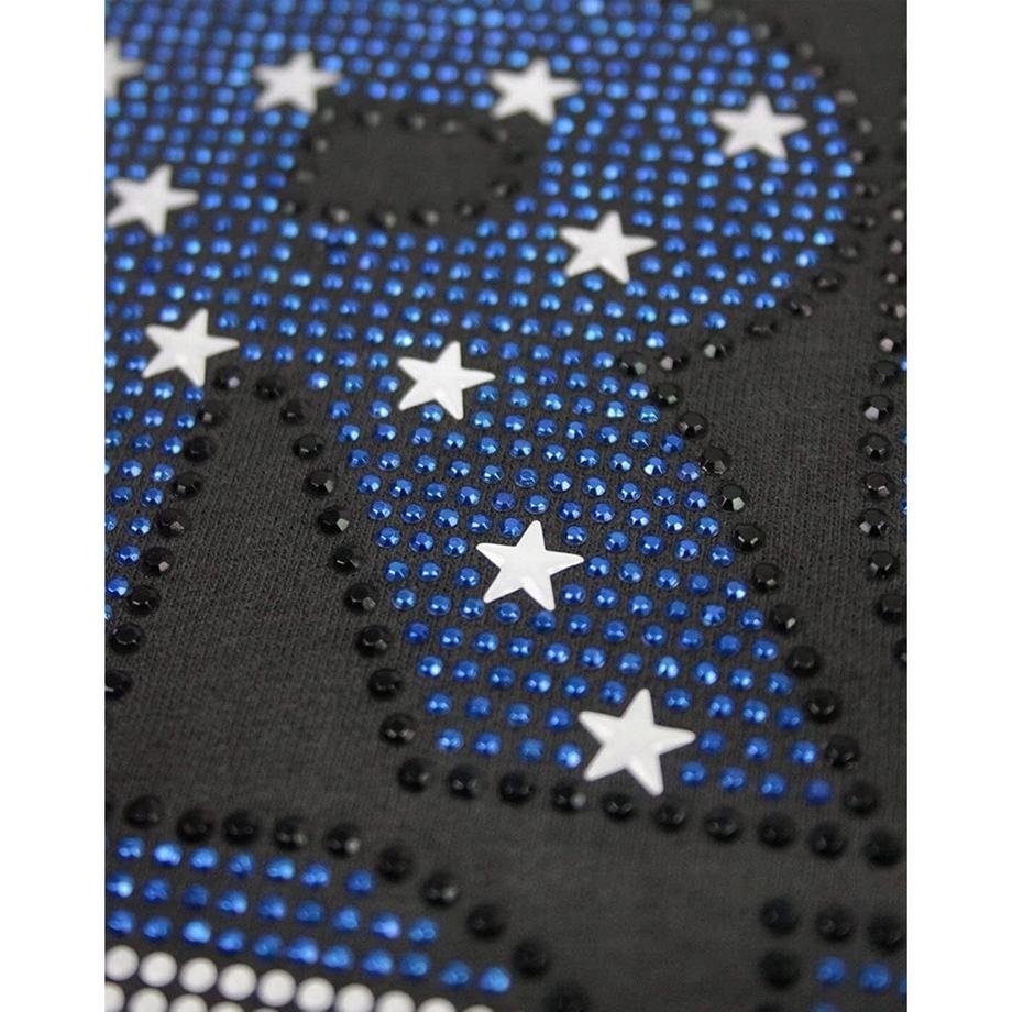 Amplified Run DMC USA Flaggen Design Strass Tanktop  