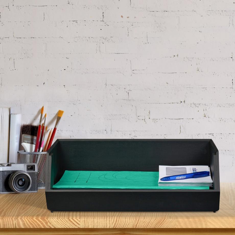 Northix Organiseur de bureau empilable en bambou  