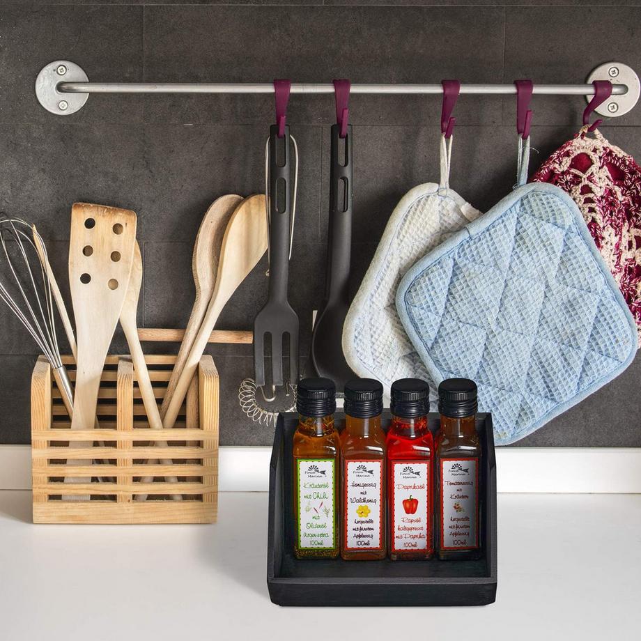 Northix Organiseur de bureau empilable en bambou  