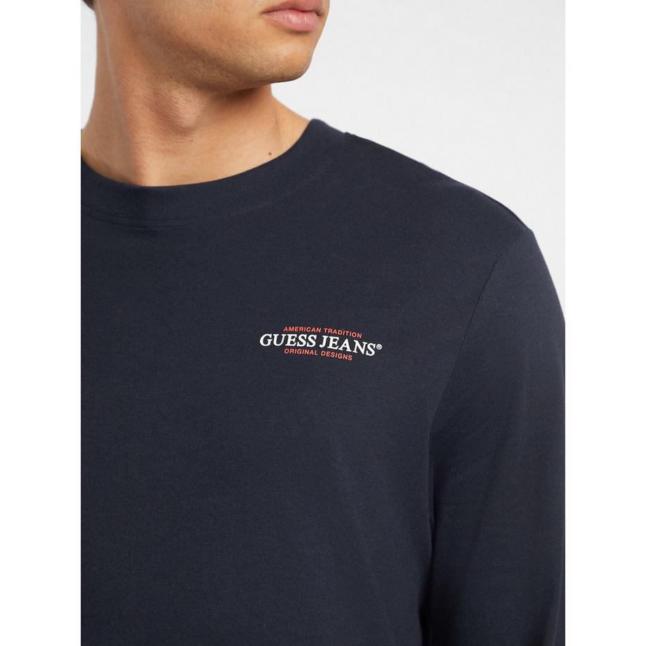 GUESS American Langarm Slim Fit T-Shirt  
